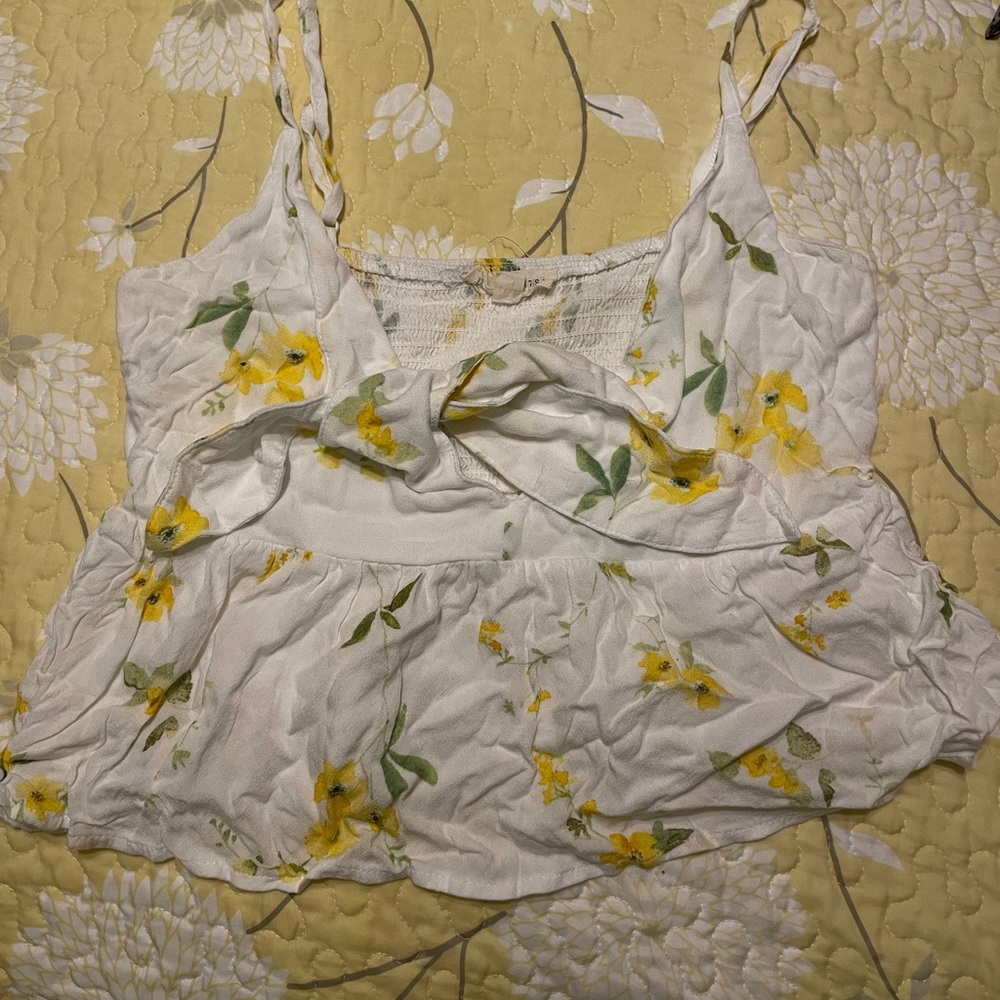 Pacsun Floral crop top